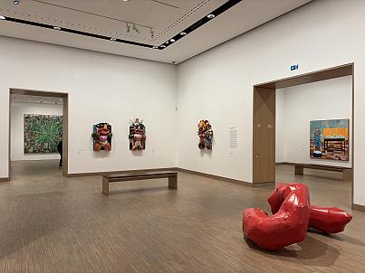 Larger image in new window. View inside the Beauty of Diversity exhibition.